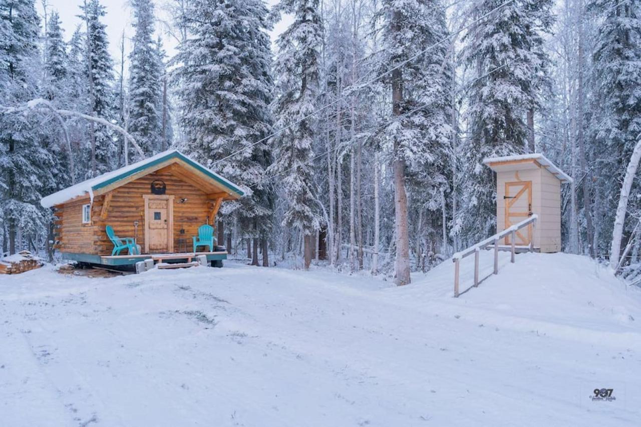 Studio Log Dry Cabin| Aurora Views! Fairbanks Ngoại thất bức ảnh